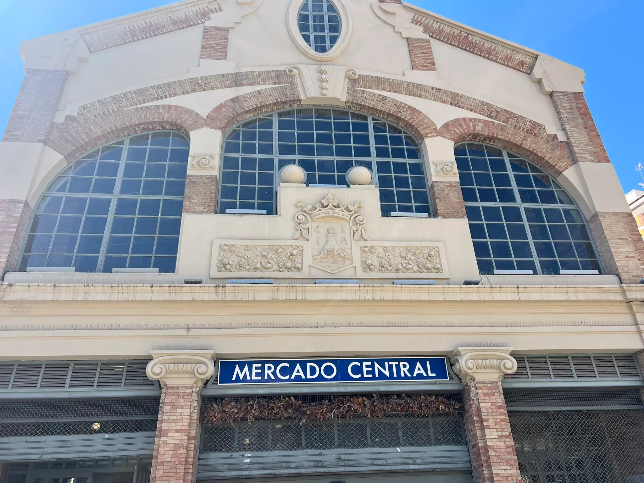 Mercado Central facade — Spanish Art Nouveau architecture, Alicante