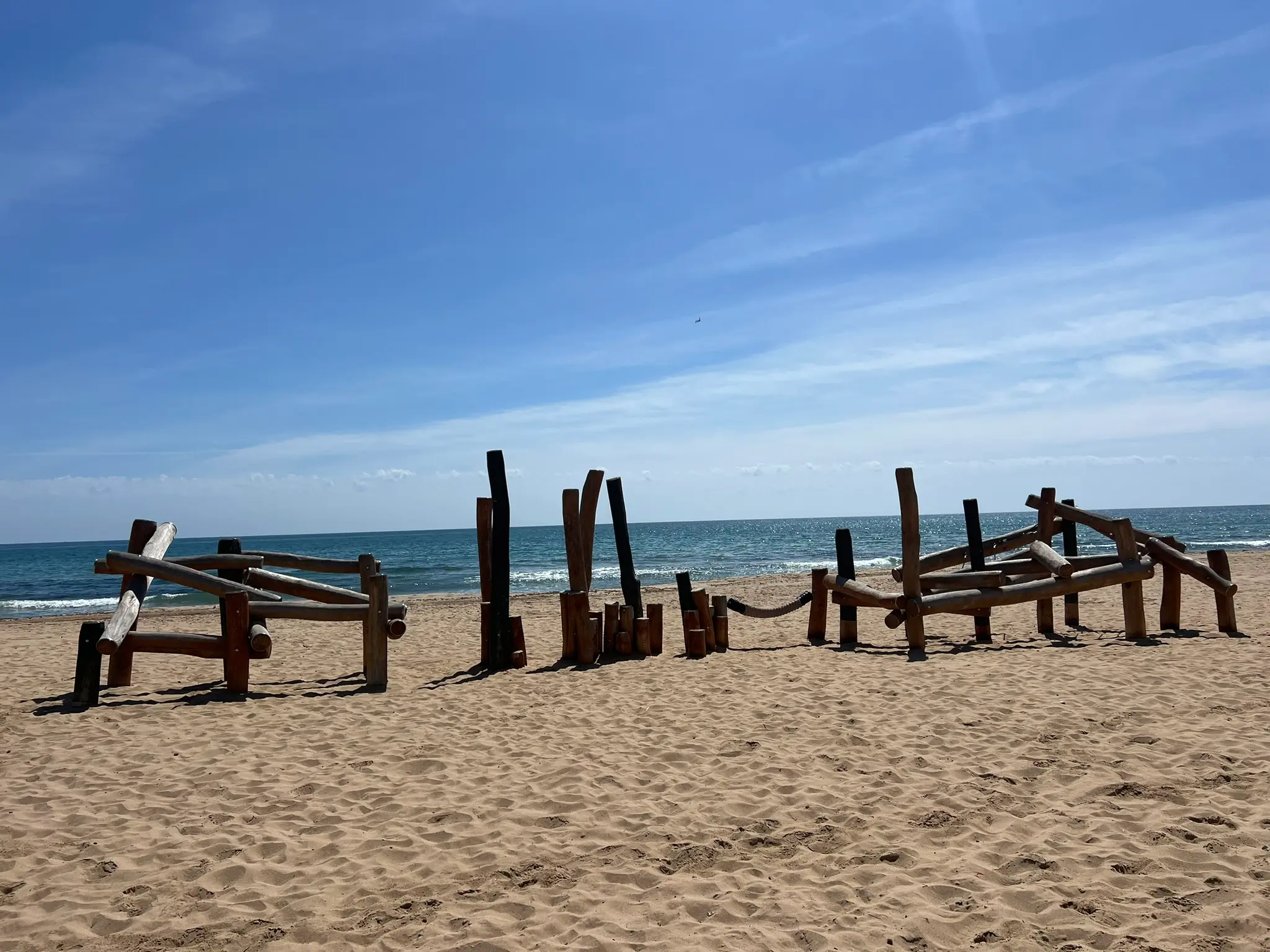 Playa del Saladar Blue Flag beach with dunes in Urbanova near Alicante